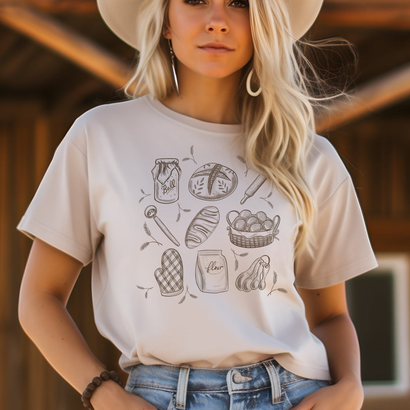 Sourdough Lover Tshirt - Mulberry Market Designs