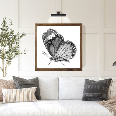 Butterfly Sketch Wall Art