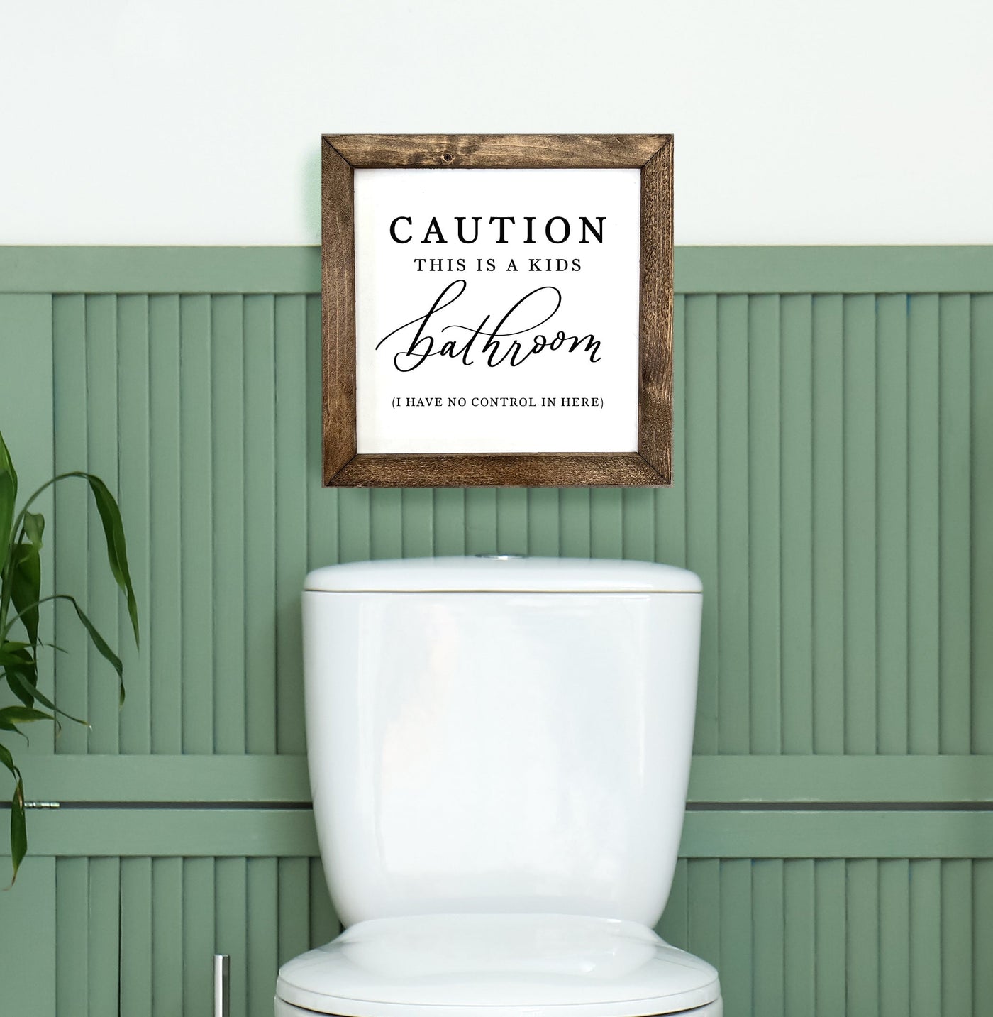 Kids Bathroom Sign - Mulberry Market Designs