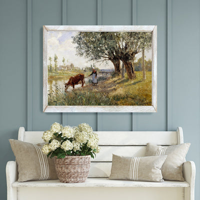 Countryside Vintage Farmhouse Painting - Mulberry Market Designs