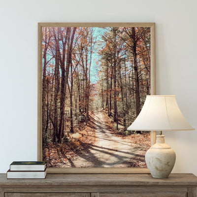 Georgia Woodland Framed Art Print Wood Framed Sign