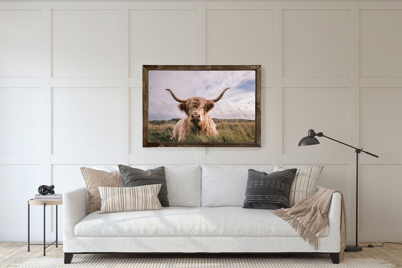 Highland Cow Framed Art Print - Mulberry Market Designs