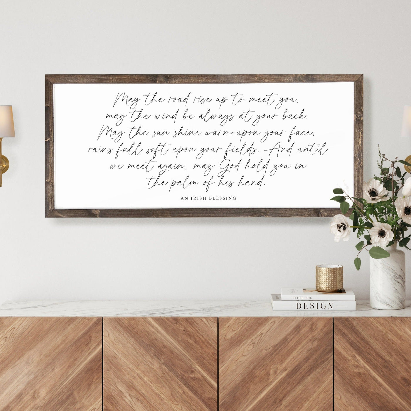 An Irish Blessing Sign | Farmhouse Wood