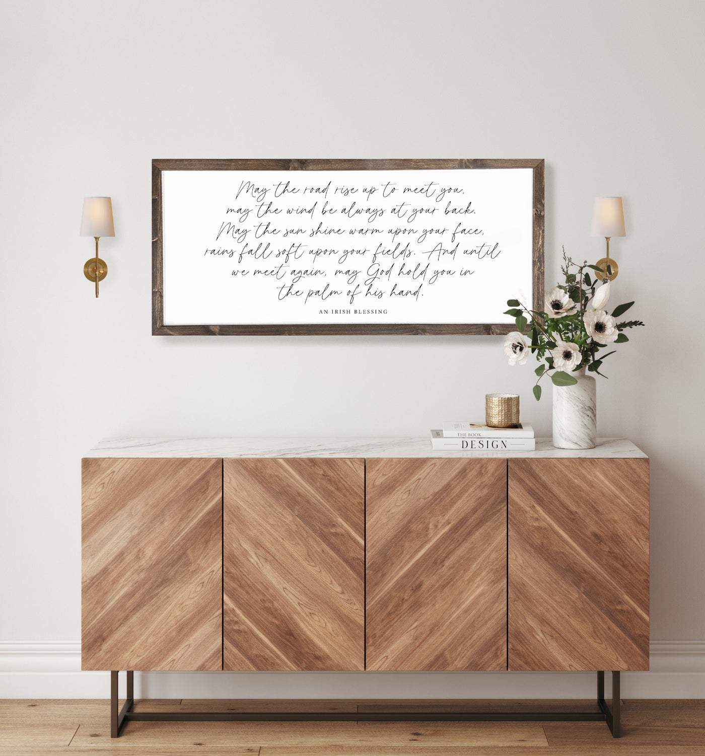 An Irish Blessing Sign | Farmhouse Wood