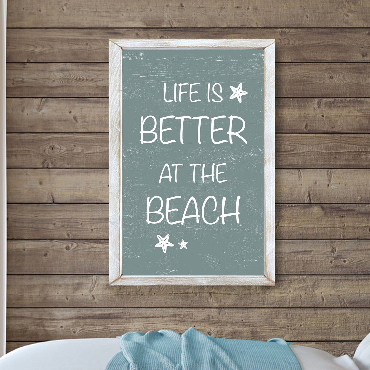 Life is Better at The Beach House Sign - Mulberry Market Designs