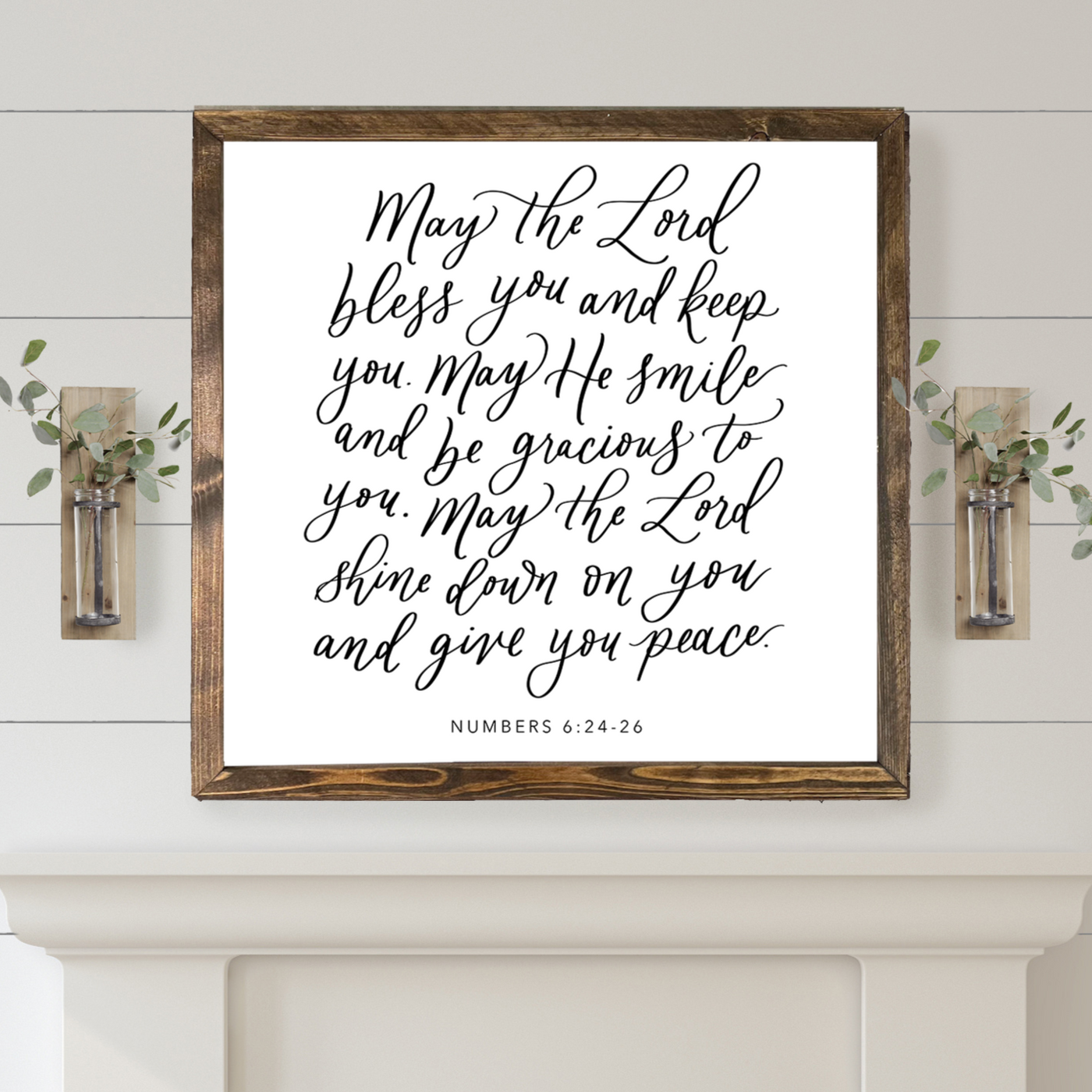 May The Lord Bless You Wall Art - Mulberry Market Designs