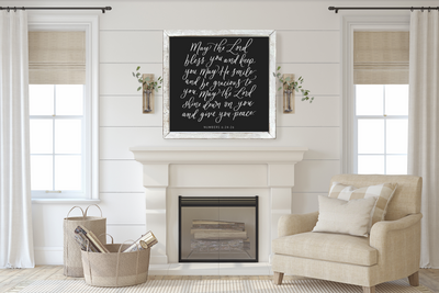 May The Lord Bless You Wall Art - Mulberry Market Designs