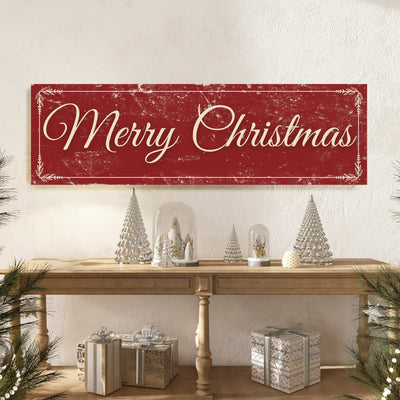 Metal Merry Christmas Sign - Mulberry Market Designs