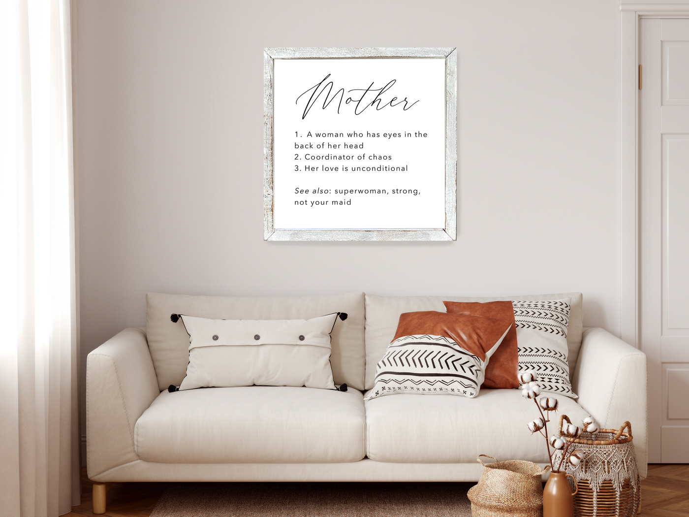 Mother Definition Wall Art - Mulberry Market Designs