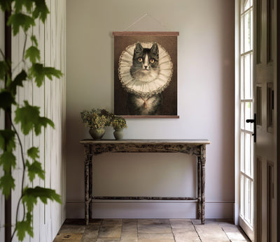 Noble Cat Canvas Wall Art - Mulberry Market Designs