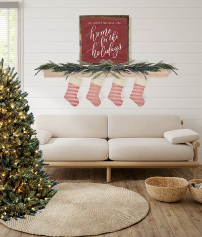 Oh There's No Place Like Home For the Holidays Christmas Sign - Mulberry Market Designs