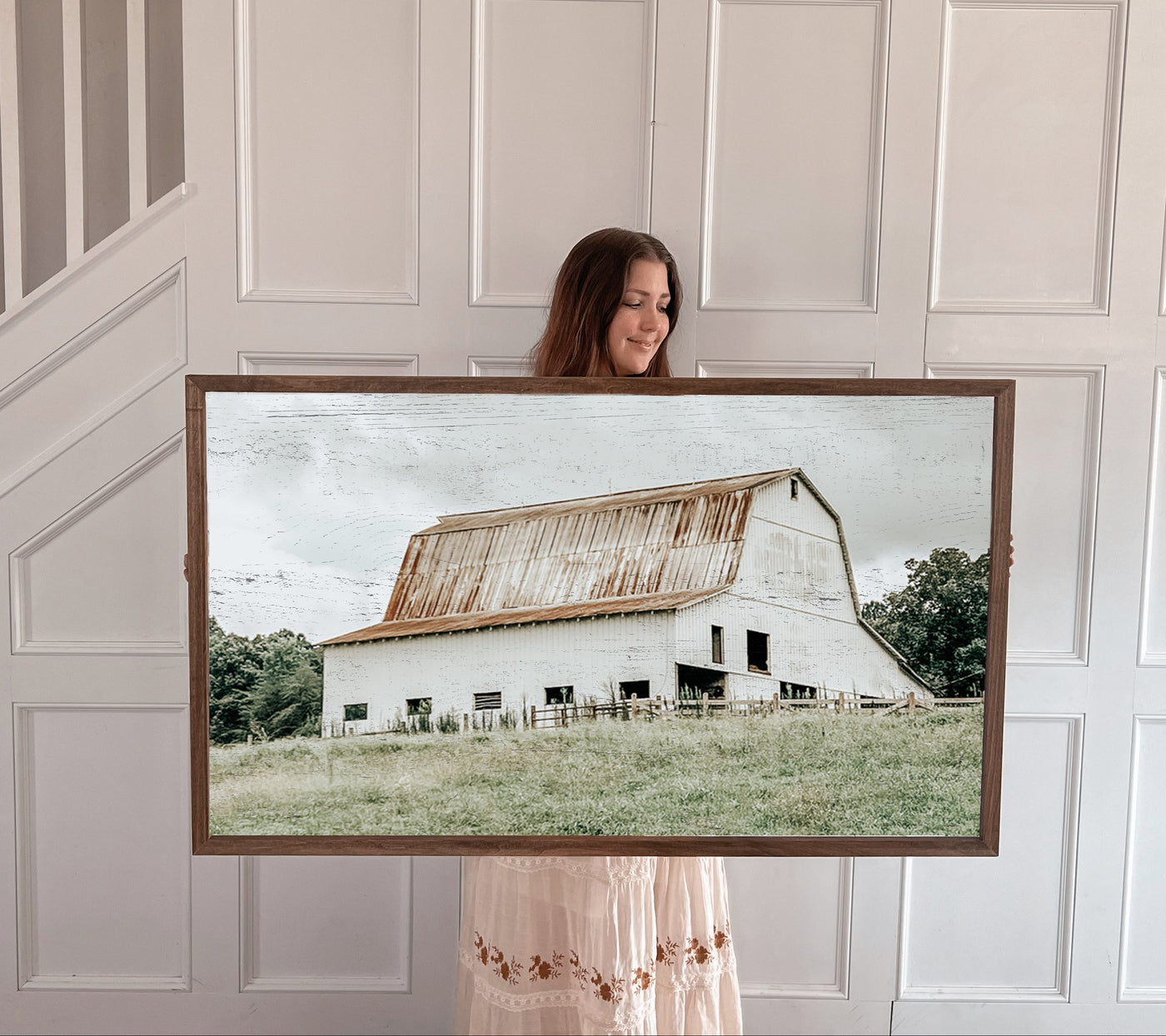 Old Rustic Barn Framed Art Print