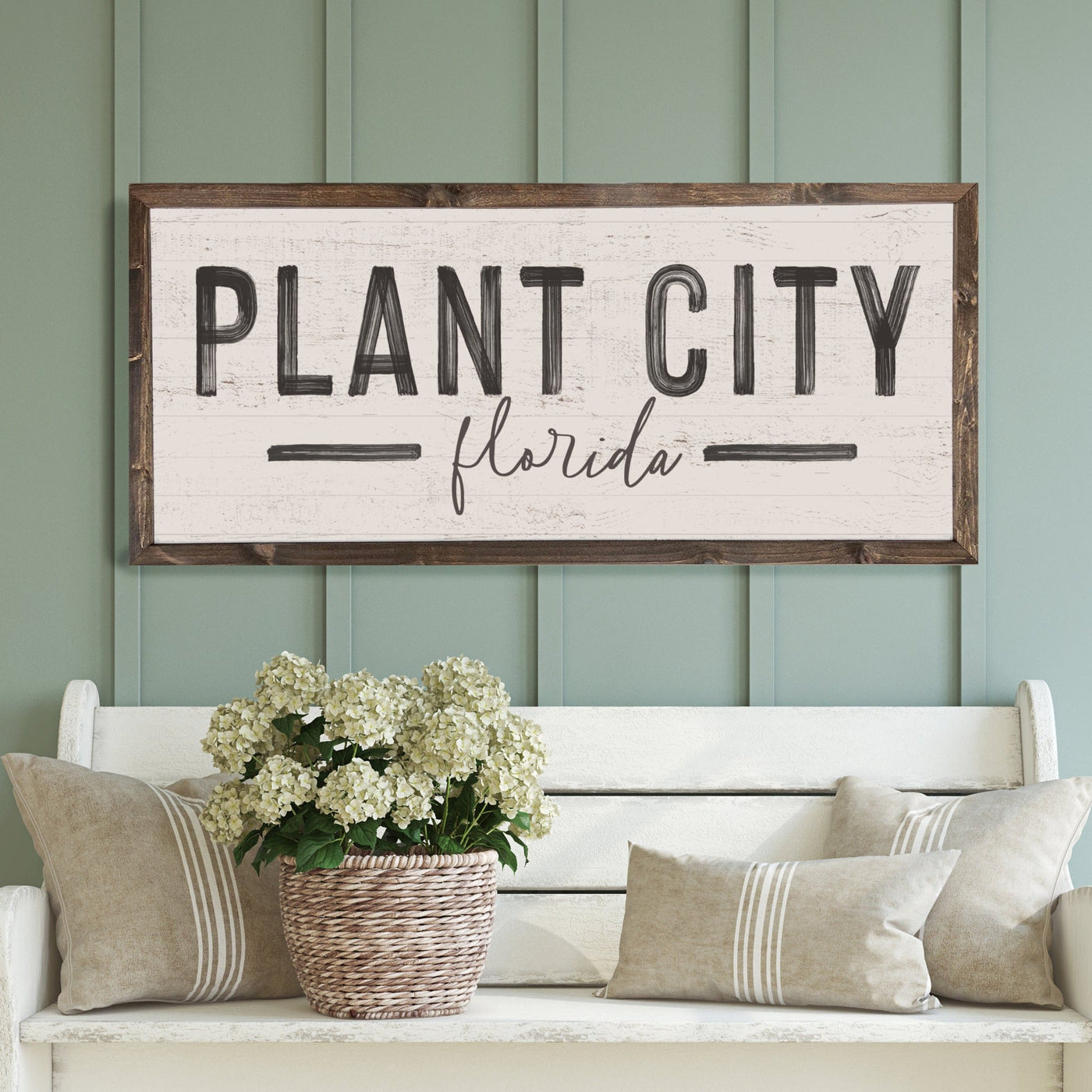 Personalized Distressed Farmhouse Sign | Create Your Design - Mulberry Market Designs