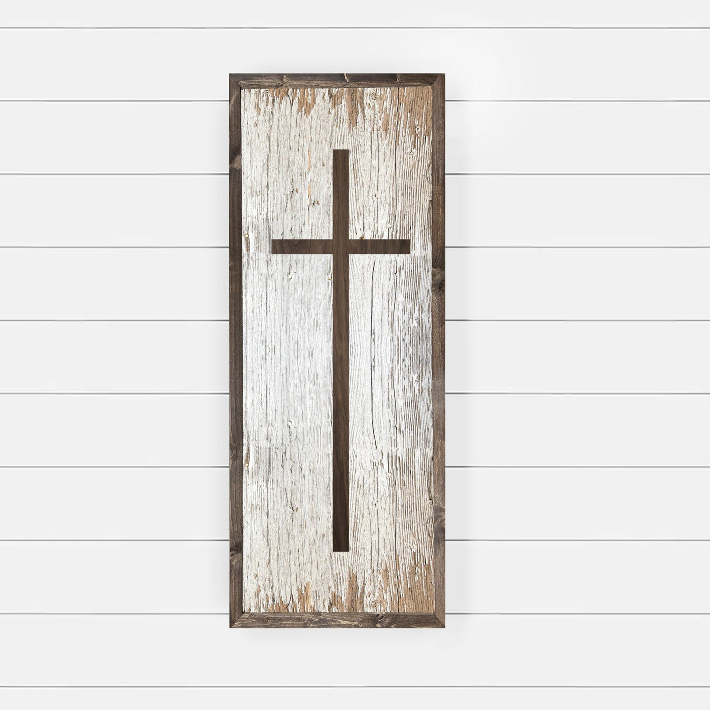 Rustic Wood Cross Sign - Mulberry Market Designs