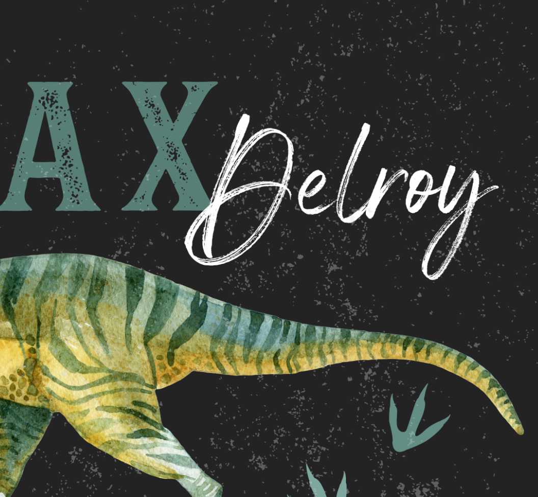 Personalized Boys Room Dinosaur Sign - Mulberry Market Designs