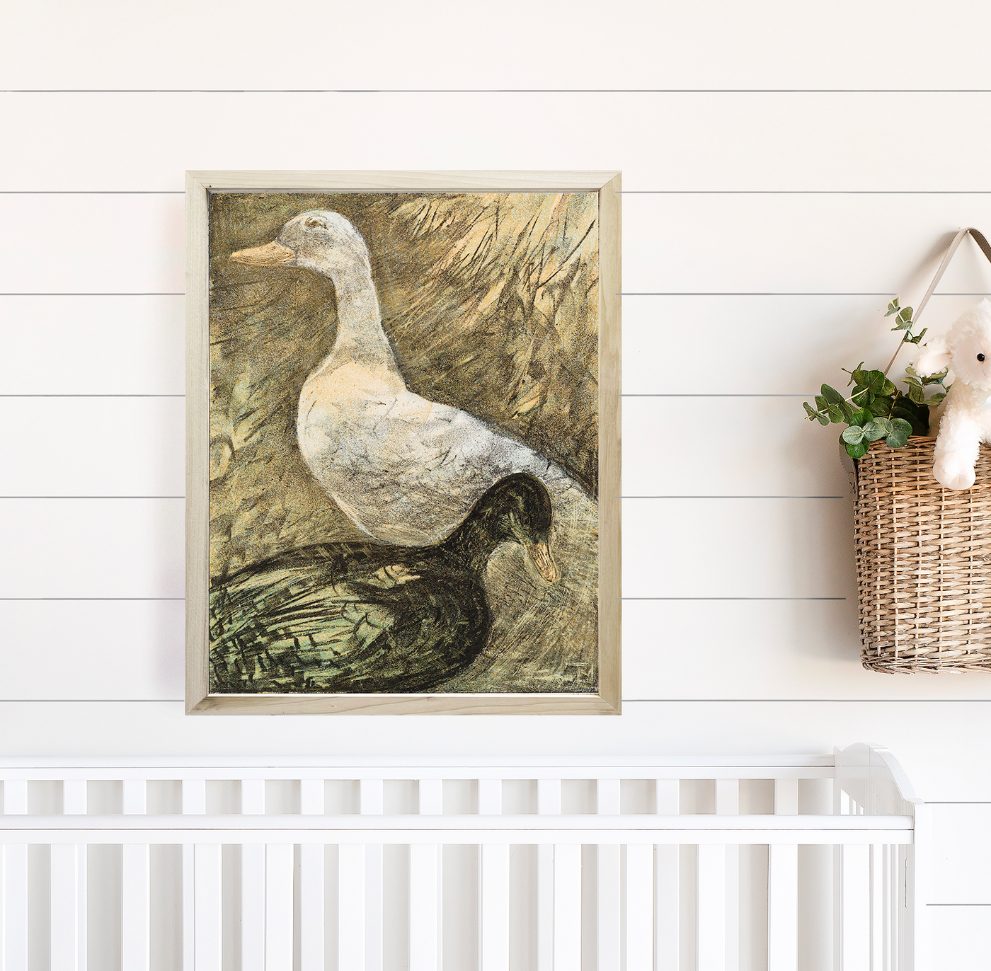 Two Little Ducks Vintage Wall Art - Mulberry Market Designs