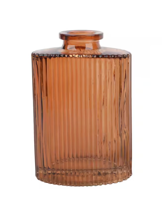 Amber Bottle Vase