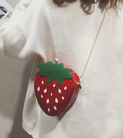 Red Strawberry Handbag