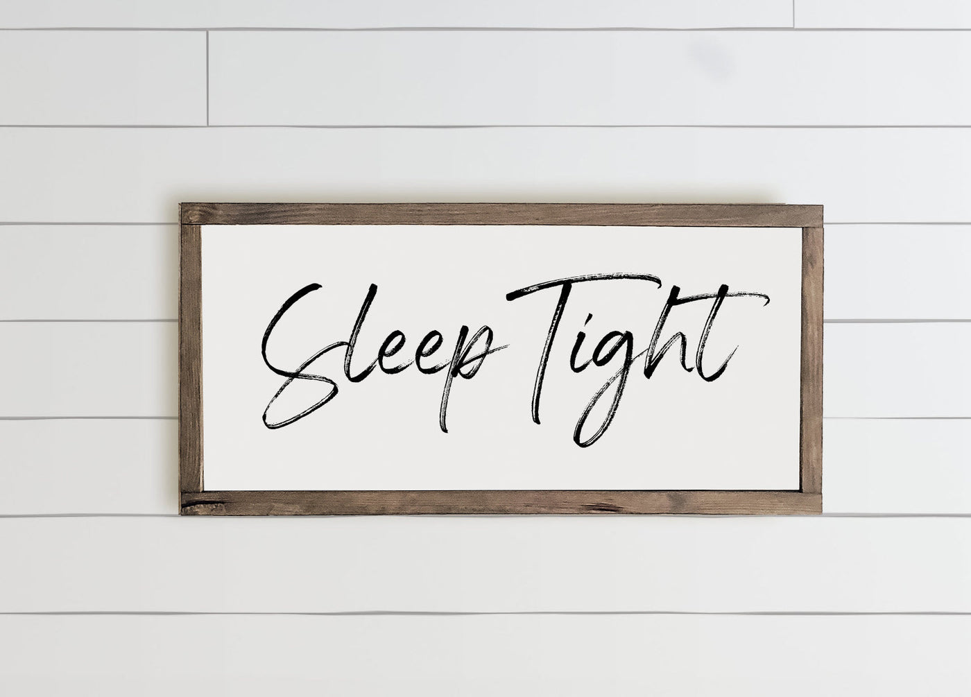 Sleep Tight Wood Framed Farmhouse Sign - Mulberry Market Designs