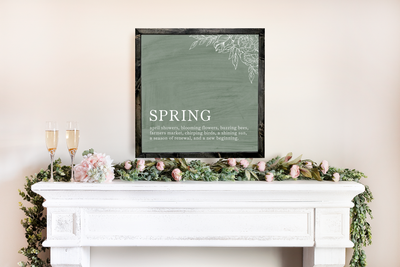 Spring Definition Wall Art - Mulberry Market Designs