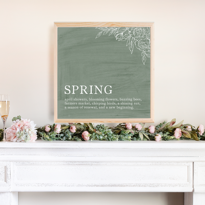 Spring Definition Wall Art - Mulberry Market Designs