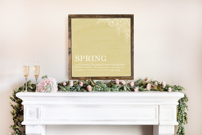 Spring Definition Wall Art - Mulberry Market Designs