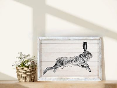 Vintage Hare Spring Farmhouse Sign - Mulberry Market Designs