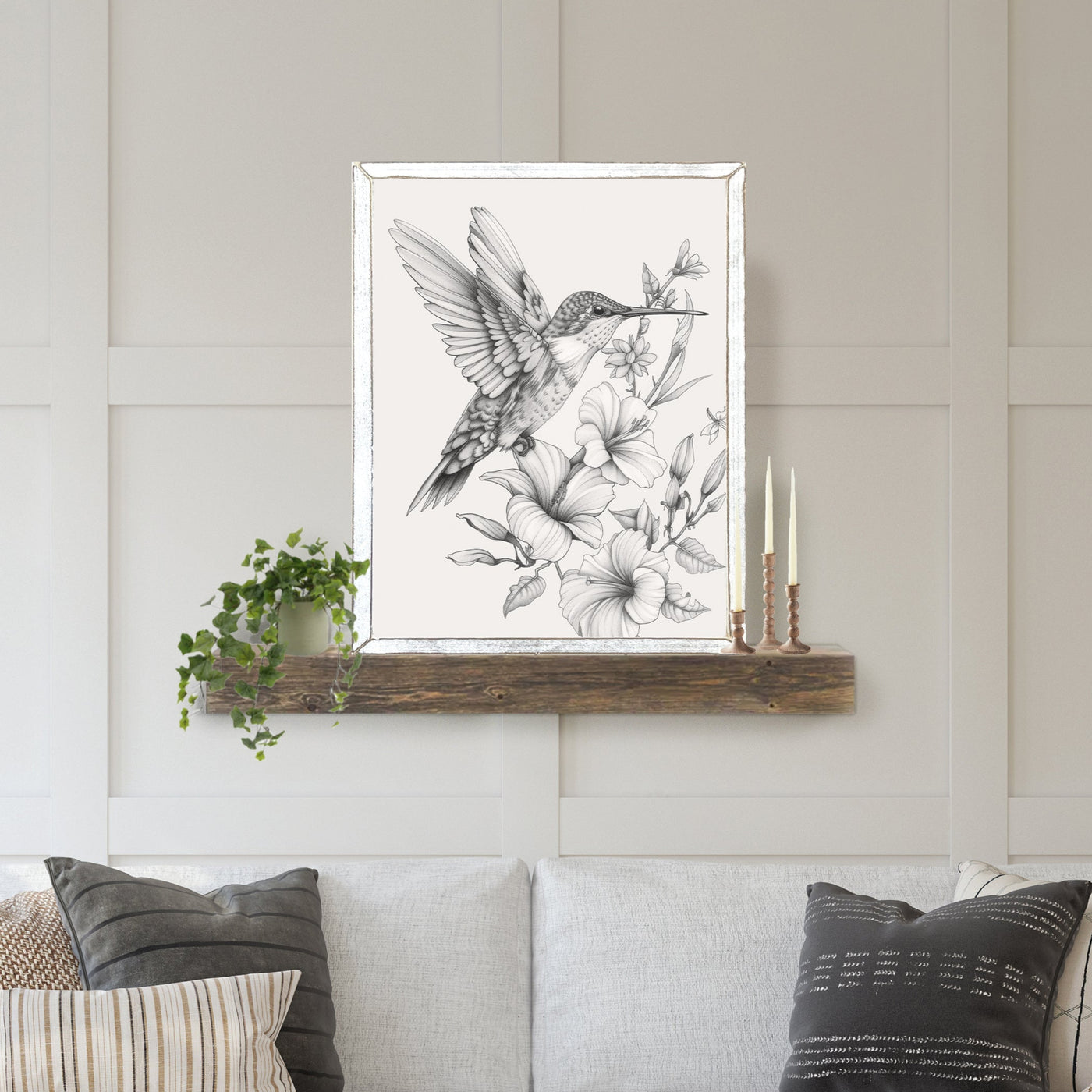 Hummingbird Spring Wall Art