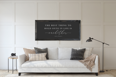 The Best Thing To Hold Onto Wall Art - Mulberry Market Designs