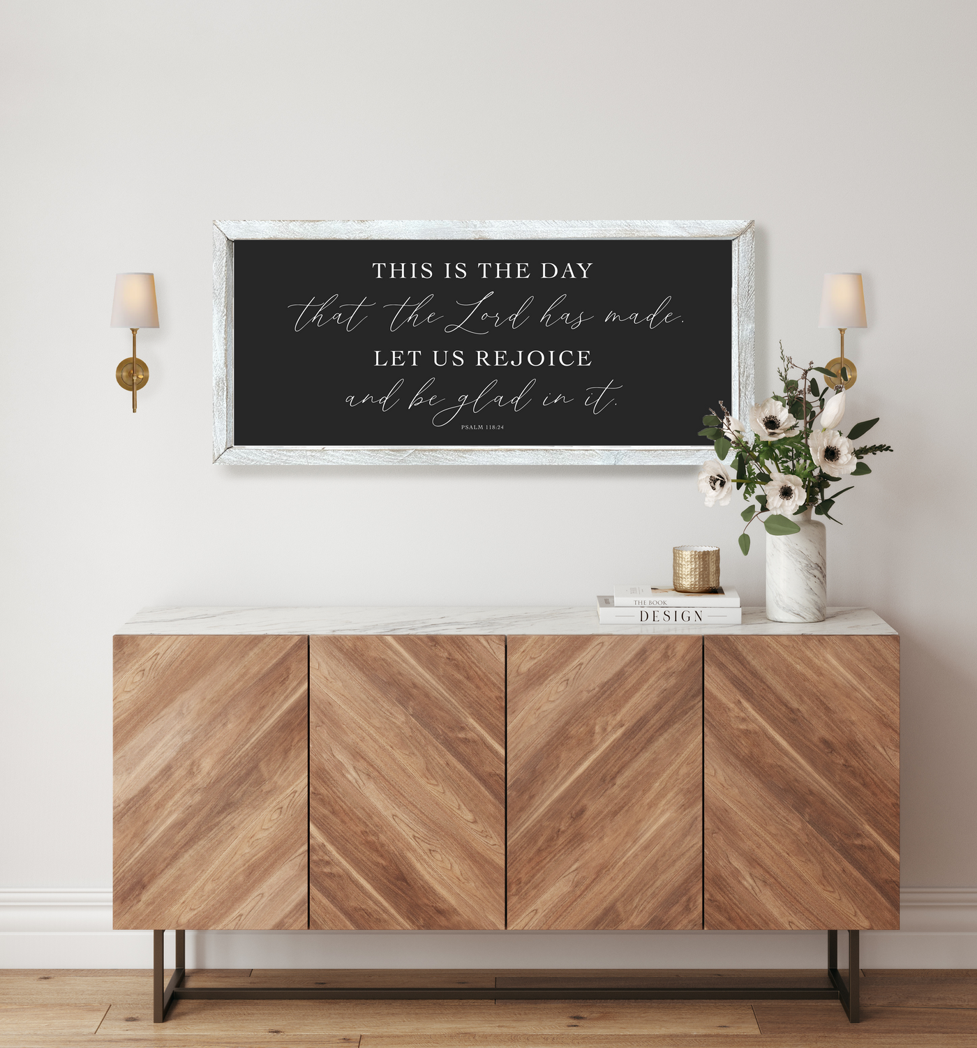 This Is The Day That The Lord Has Made Bible Verse Sign - Mulberry Market Designs