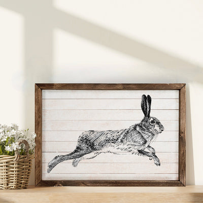 Vintage Hare Spring Farmhouse Sign - Mulberry Market Designs