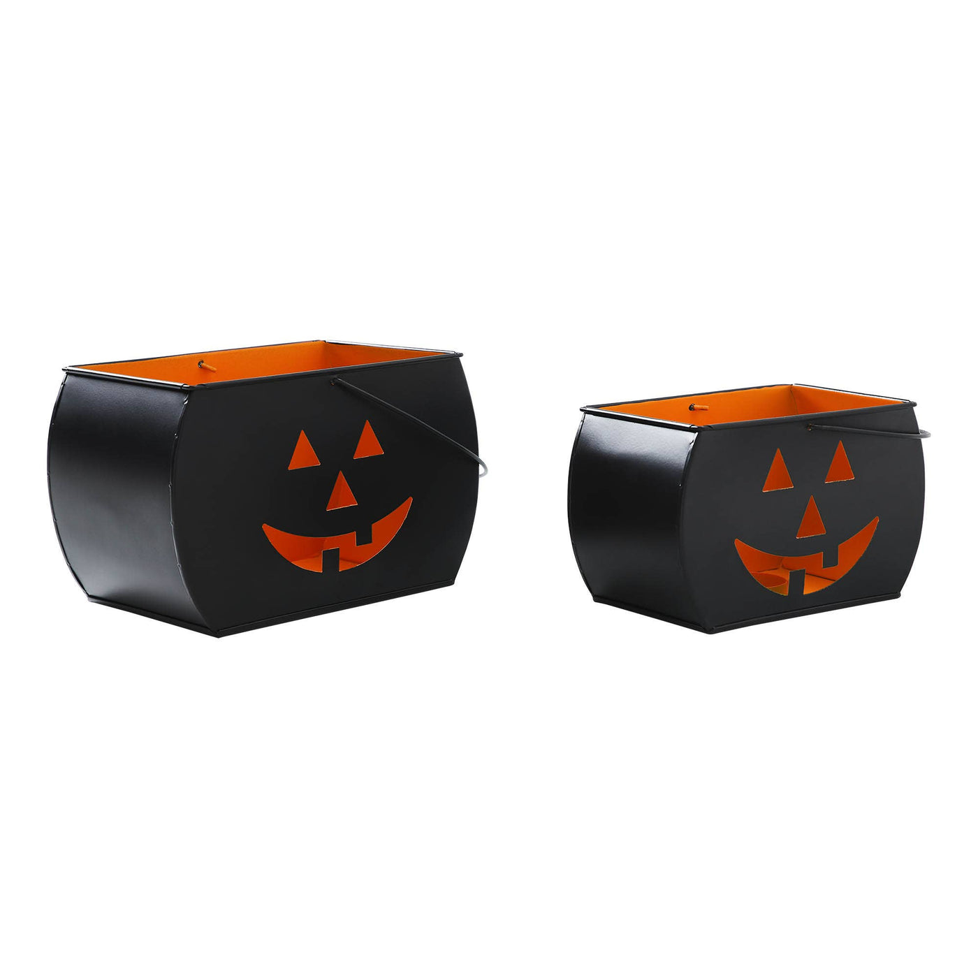 Metal Trick Or Treat Lanterns Set of Two - Mulberry Market Designs