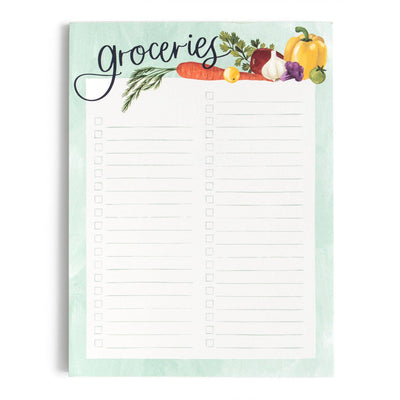 In The Garden Groceries Notepad - Mulberry Market Designs