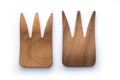 Ironwood Bear Claw Salad Servers - Mulberry Market Designs