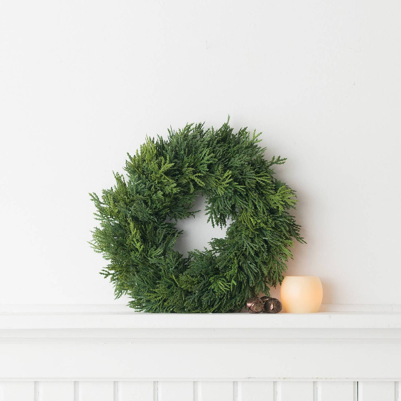 Christmas Lush Green Cedar Wreath - Mulberry Market Designs