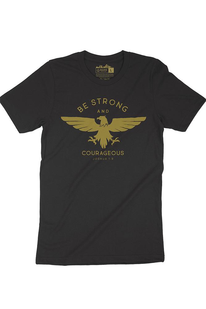 Be Strong Eagle T-Shirt - Mulberry Market Designs