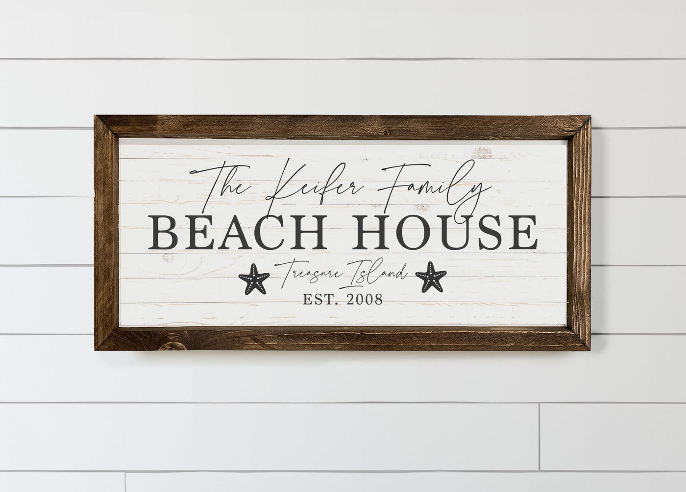 Personalized Beach House Signs - Mulberry Market Designs