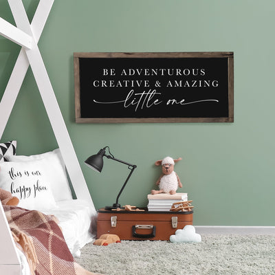 Be Adventurous Little One | Nursery Sign - Mulberry Market Designs