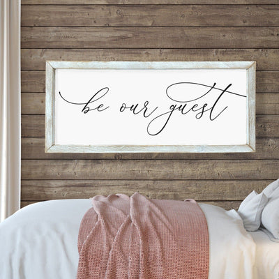 Be Our Guest | Guest Room Sign - Mulberry Market Designs