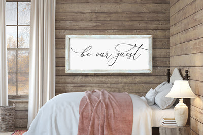 Be Our Guest | Guest Room Sign - Mulberry Market Designs