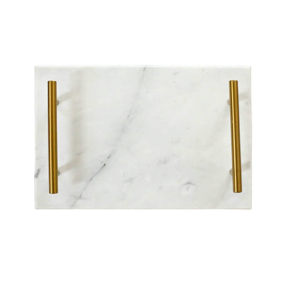 White Marble Serving Board