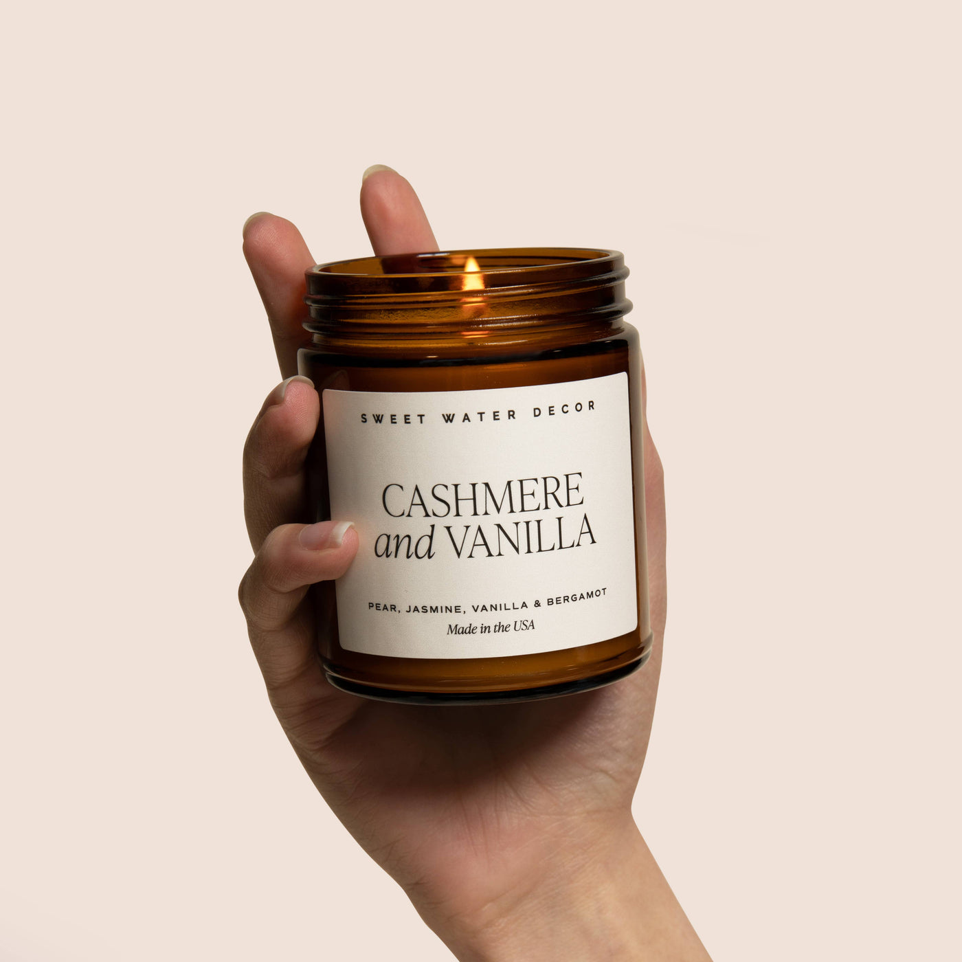 Cashmere and Vanilla 9 oz Soy Candle