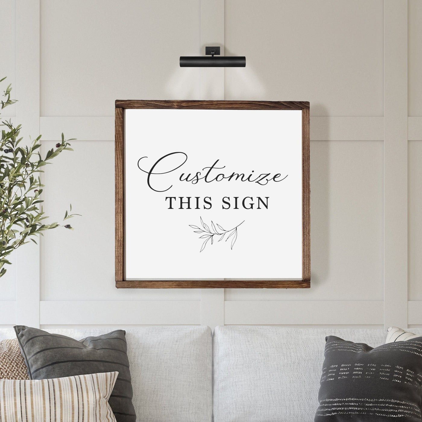 Custom Quote | Wood Framed Sign - Mulberry Market Designs