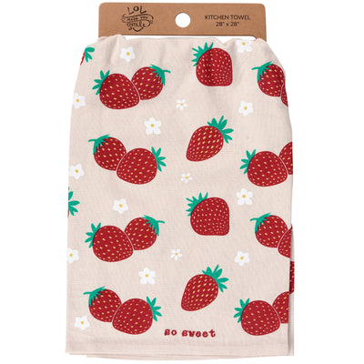 Strawberry So Sweet Kitchen Towel