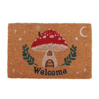 Mushroom House Welcome Doormat - Mulberry Market Designs