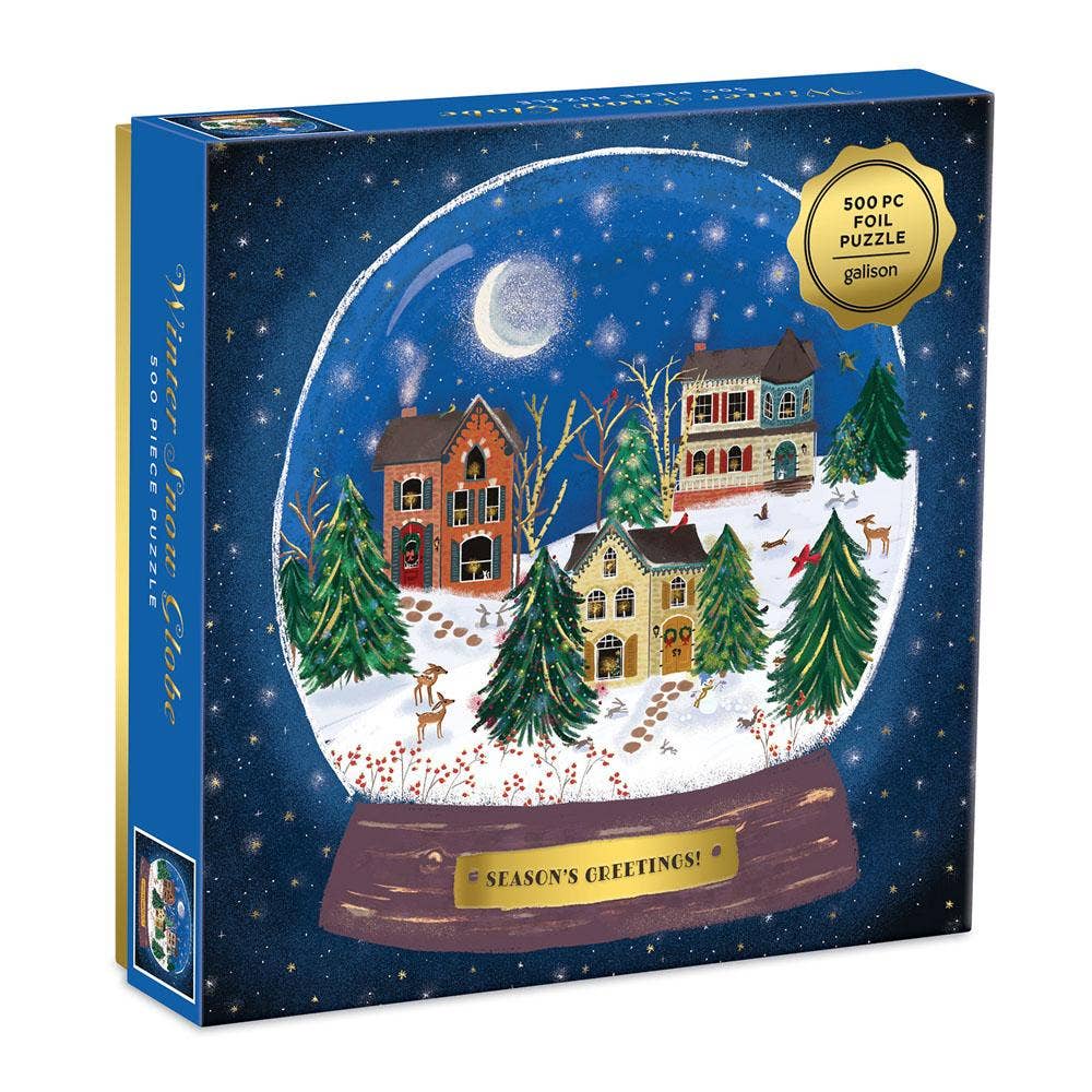 Christmas Snow Globe 500 Piece Puzzle