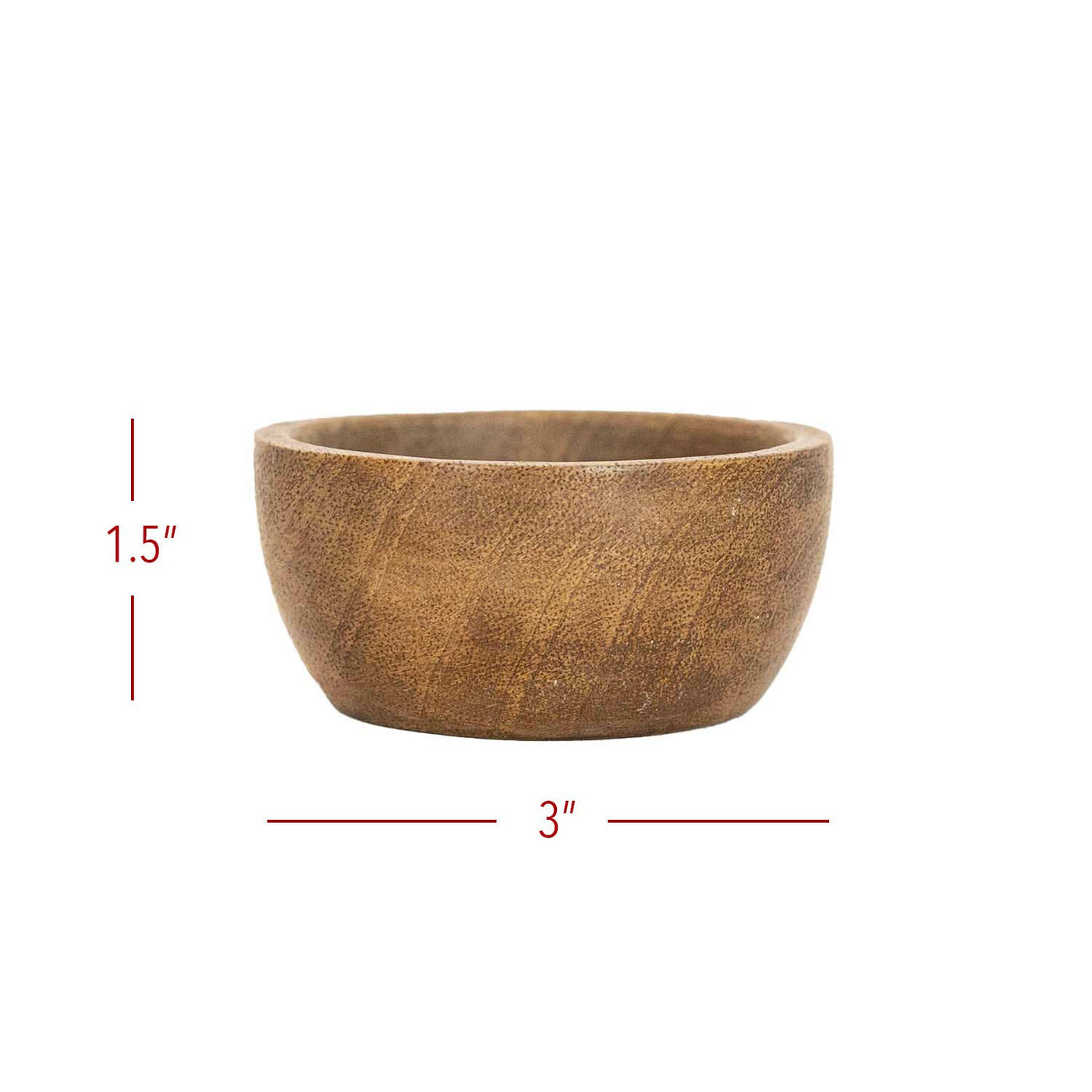 Wood Pinch Bowls Set of 3 - Mulberry Market Designs