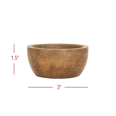 Wood Pinch Bowls Set of 3 - Mulberry Market Designs