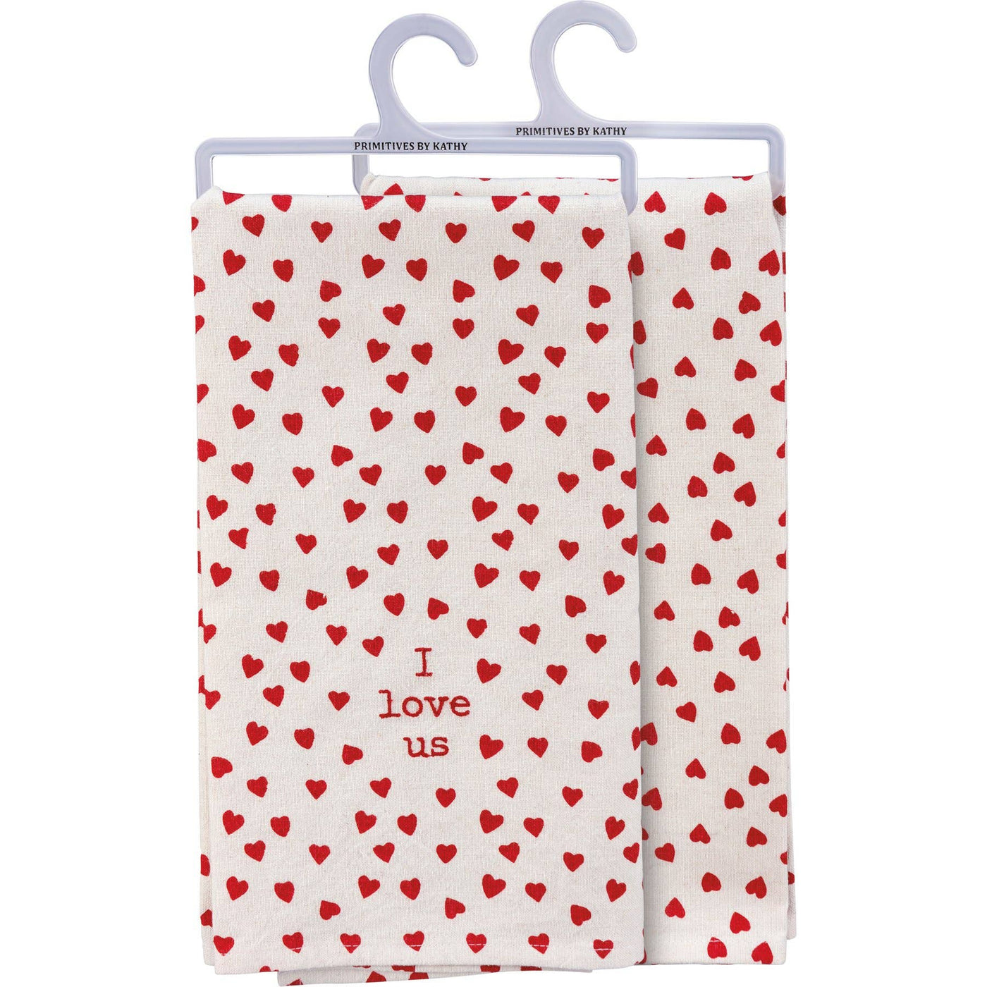 I Love Us Valentines Kitchen Towel