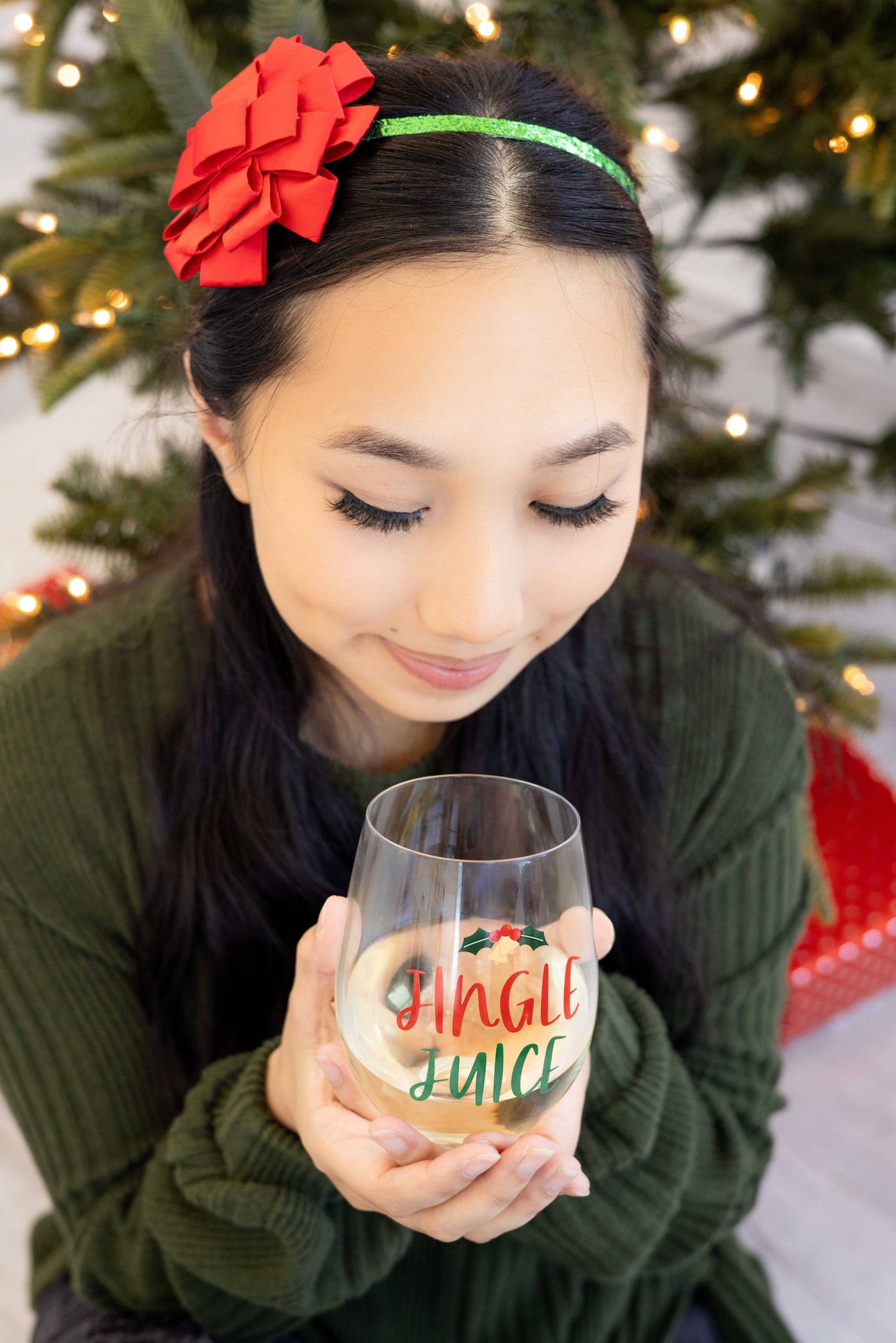 Jingle Juice Christmas Wine Glass - Mulberry Market Designs